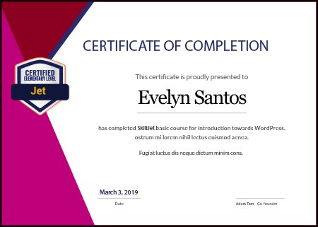 About Us Certificate 02