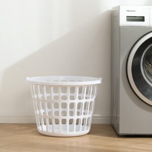 Home simple design round laundry basket